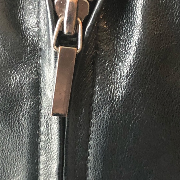 2 for $40 - Vintage East 5th women’s genuine leather jacket, black, size M - Picture 4 of 12